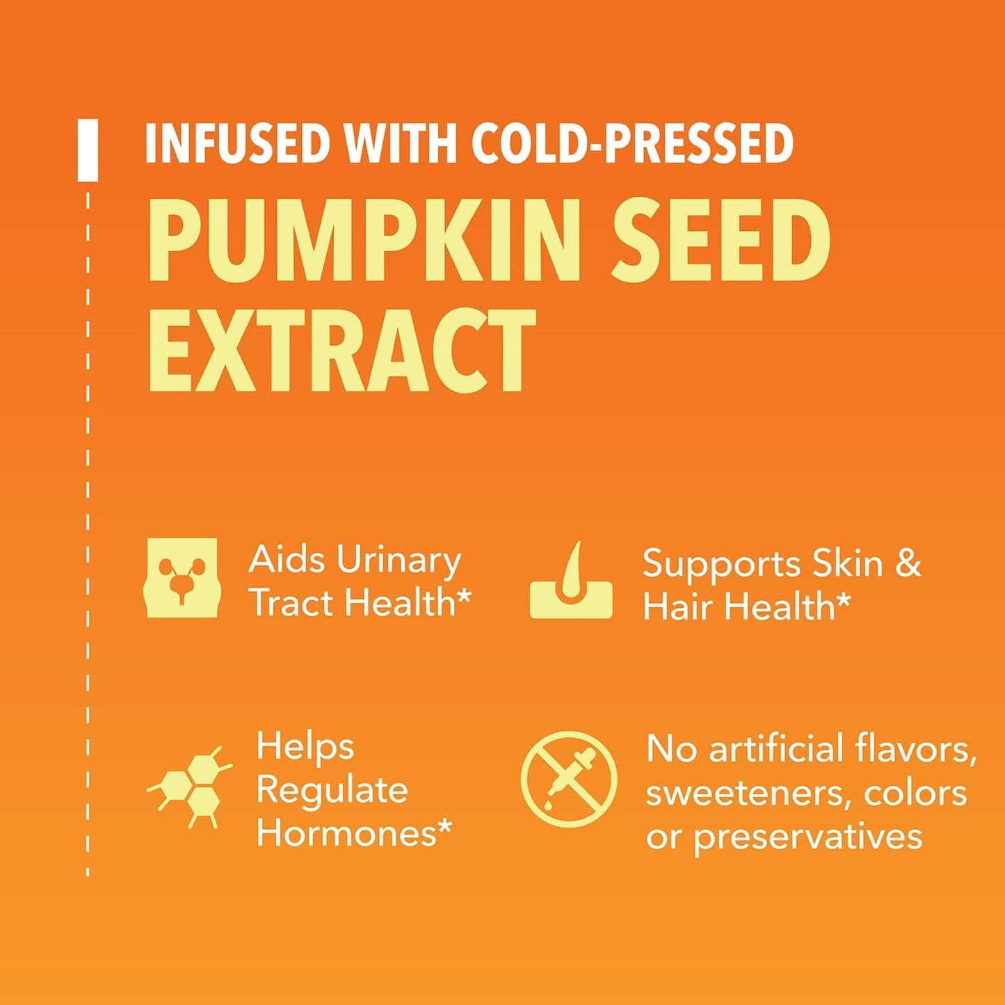 Pumpkin Seed Oil - USDA Organic - Cold Pressed for Hair, Prostate, and Hormone Support - 2 Month Supply - Liquid Drops for Men and Women - Vegan, Non-GMO, and Gluten Free - Unflavored, 1 Fl Oz