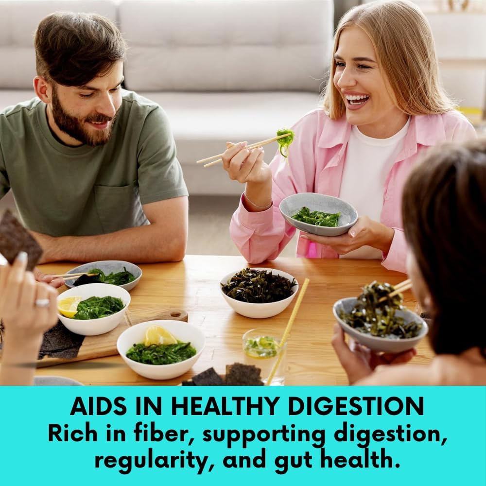 Ocean's Balance Daily Smoothie Powder – Organic Blend with Blueberry, Spirulina, Dulse Seaweed & Barley Grass – Nutrient-Rich Superfood Smoothie Mix (4 oz - 1 Pack)