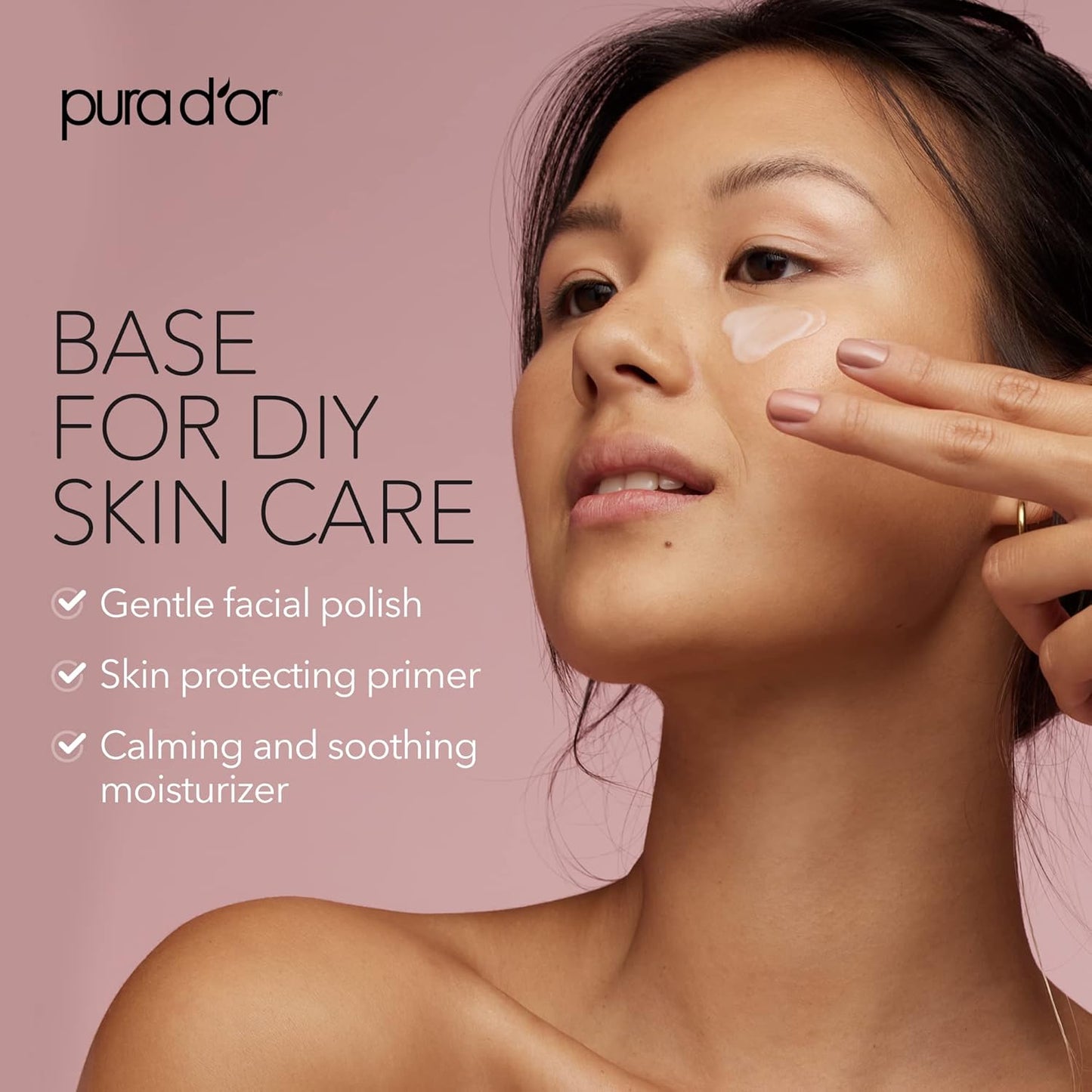 PURA D'OR 16 Oz ORGANIC Sweet Almond Oil - 100% Pure & Natural USDA Certified Cold Pressed Carrier Oil For DIY Beauty - Non-Greasy, Unscented, Hexane Free Moisturizer - Massage Oil For Hair & Skin