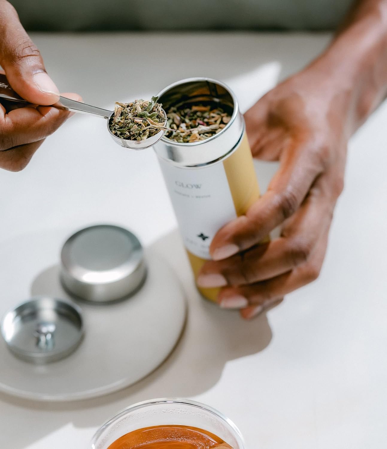 Art of Tea | Glow 2oz (Echinacea, Peppermint, Licorice, and Ginger Tea) | Wellness Loose Leaf Artisan Herbal Teas