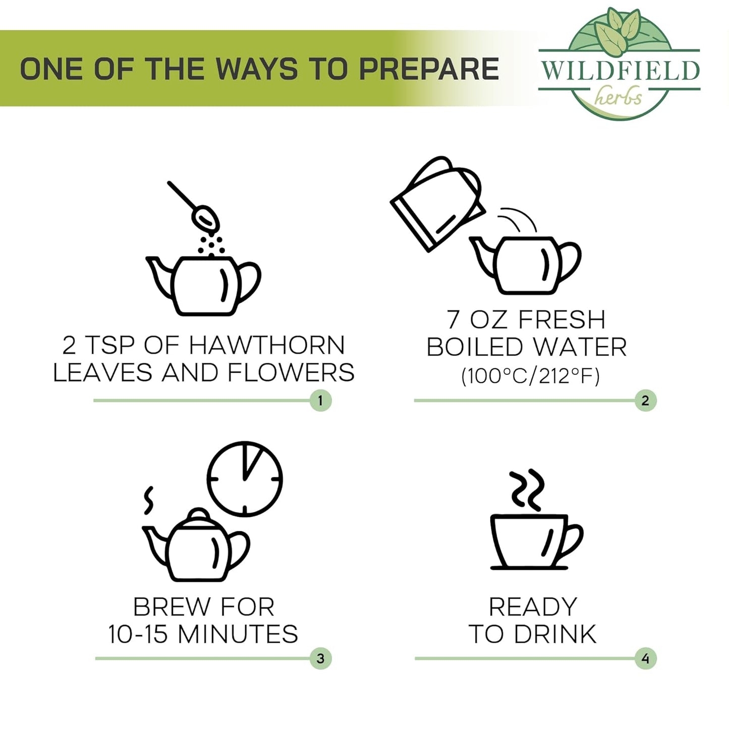 4 oz. Hawthorn Tea Hawthorne Leaf Flower Herbal Tea (Crataegus) - 113g Hawthorn Leaves & Flower Herb Espino Blanco Hojas