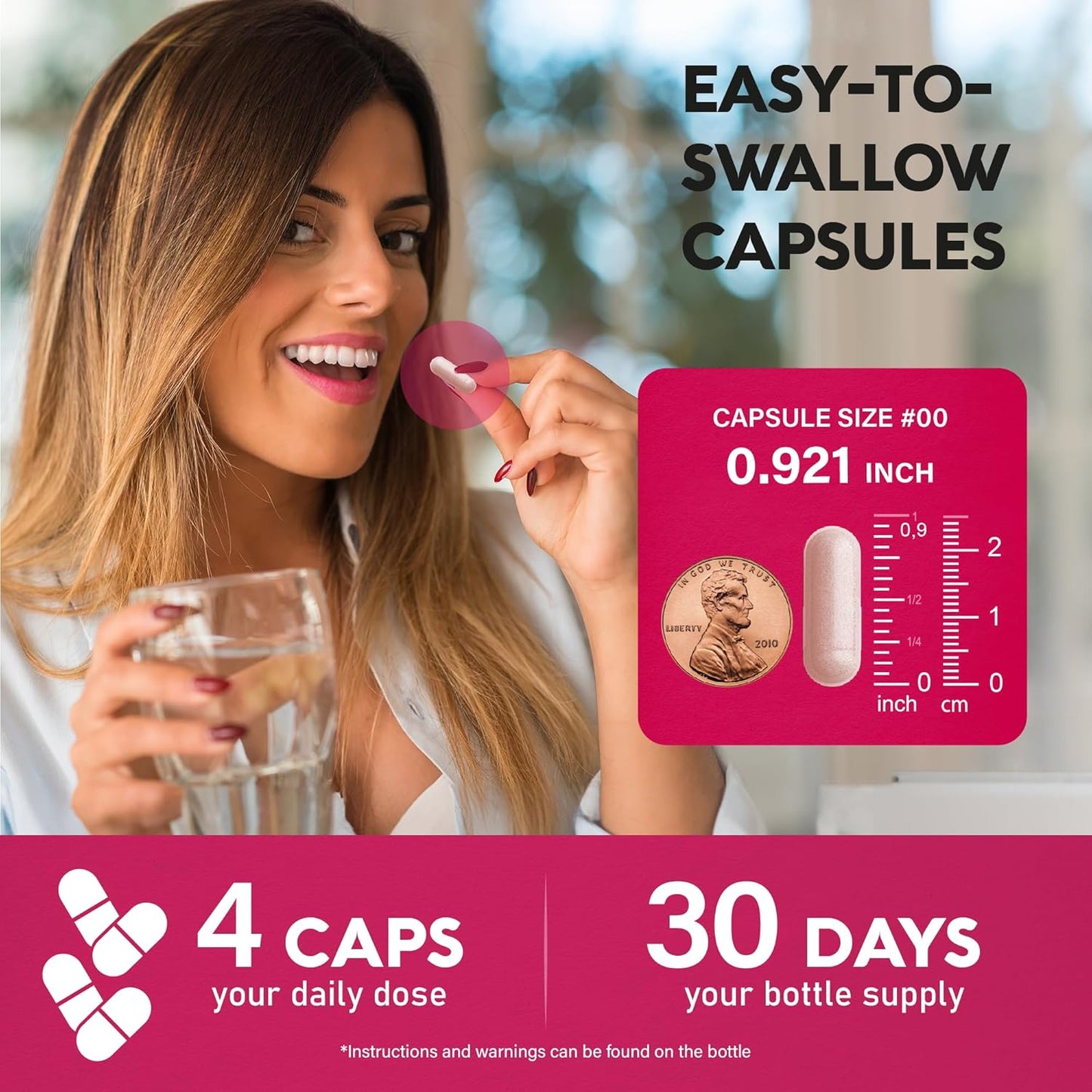 D-Mannose 2000mg with Cranberry & Hibiscus - Clinically Tested Strength for Urinary Tract Health - Supplement for Women - Bladder, Liver & Microflora Support - Made in USA - Vegan, 120 Capsules