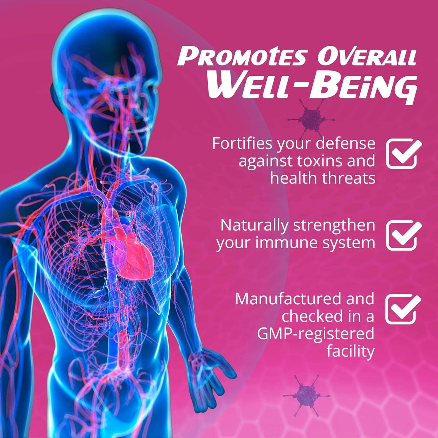 ImmunoTune Immune Support Booster, Immune Support Supplement for Bodily Resistance and Defense, All-Natural Formula to Fortify Immune Health and Overall Wellness (60 Count (Pack of 3))