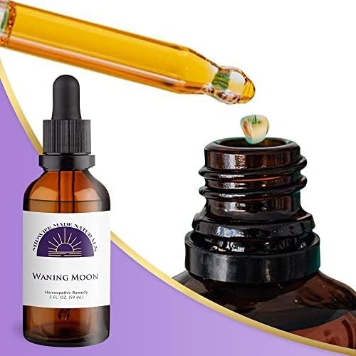 Waning Moon - Homeopathic Drops for Menopause Symptoms – Hot Flashes, Night Sweats, Mood Support, Irritability & Other – Natural, Vegan, Non-GMO, 2 fl oz
