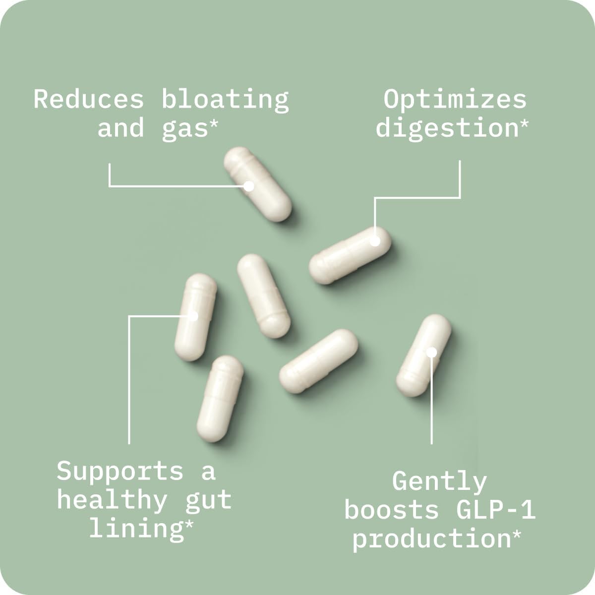 BodyBio Butyrate - Postbiotic for Gut Health, Digestive Support, Bloat, Gas & Constipation Relief, Leaky Gut Repair - Calcium, Magnesium + Butyric Acid Supplement for GI Wellness