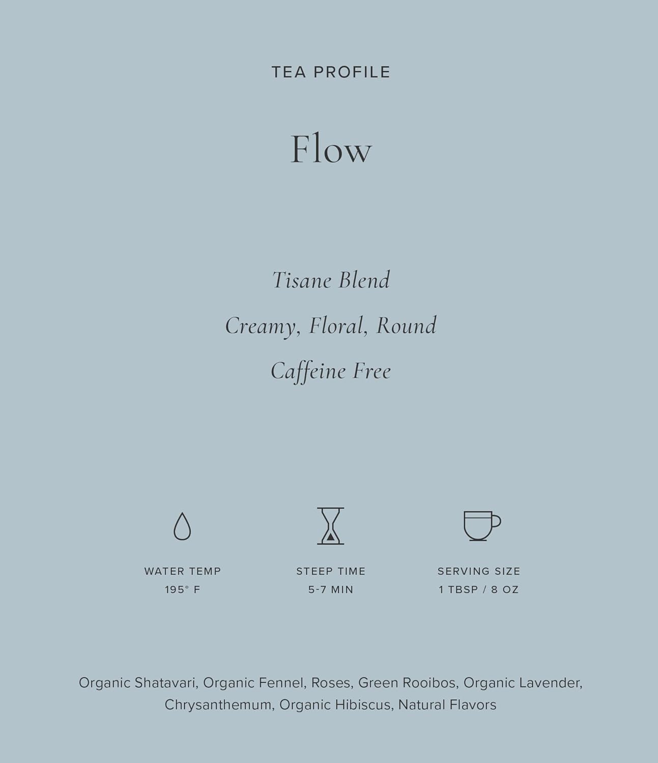 Art of Tea | Flow 2.5oz (Chrysanthemum, Shatavari, and Rose Tea) | Wellness Loose Leaf Artisan Tea