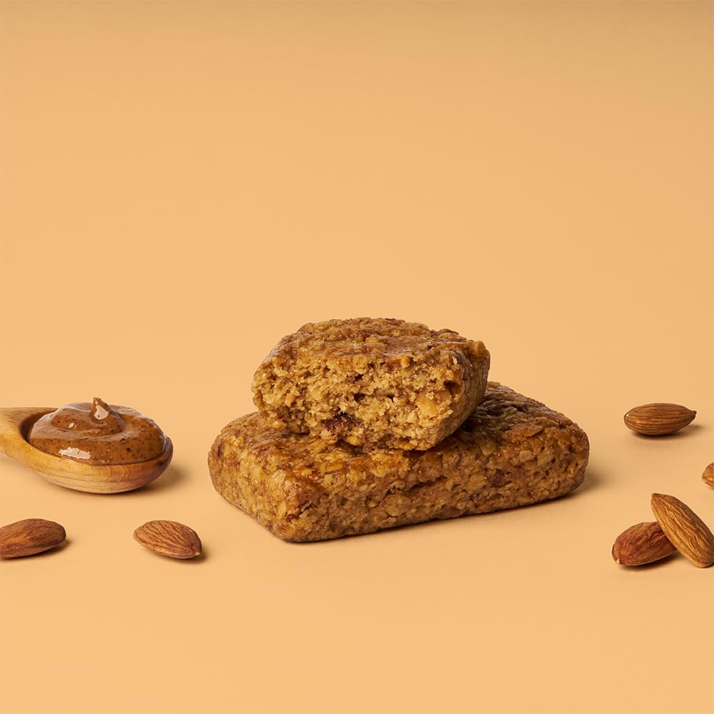 Bobo's Almond Butter Oat Bars, Gluten Free, Non-GMO, Whole Grain Oats, Pack of 12 | Snack Bars | On-the-Go | Made with Simple Ingredients