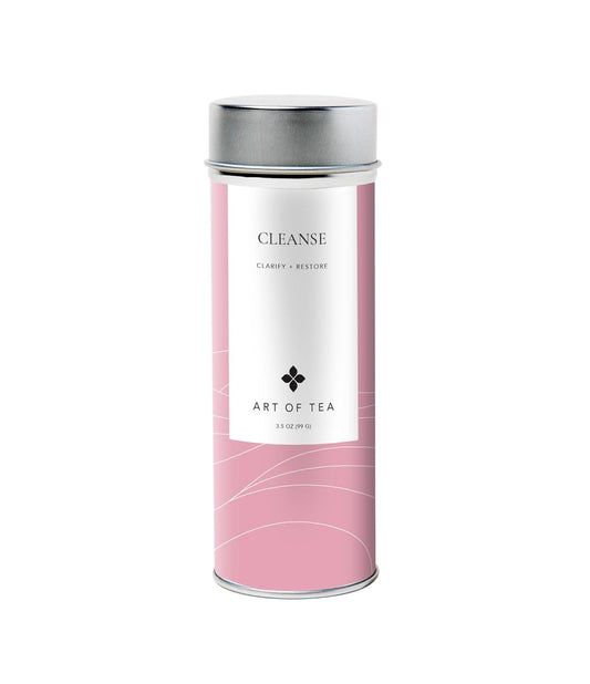 Art of Tea | Cleanse 3.5oz (Green Tea, Ginger, and Pomegranate Tea) | Wellness Loose Leaf Artisan Tea
