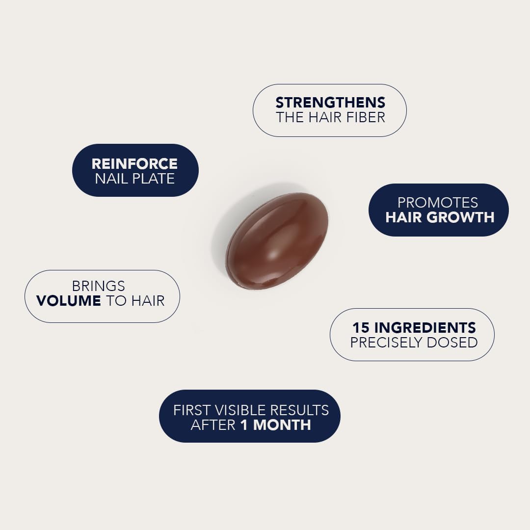 PHYTO Phytophanère 100% Natural Hair Loss Thinning Dietary Supplement, 4-Month Supply