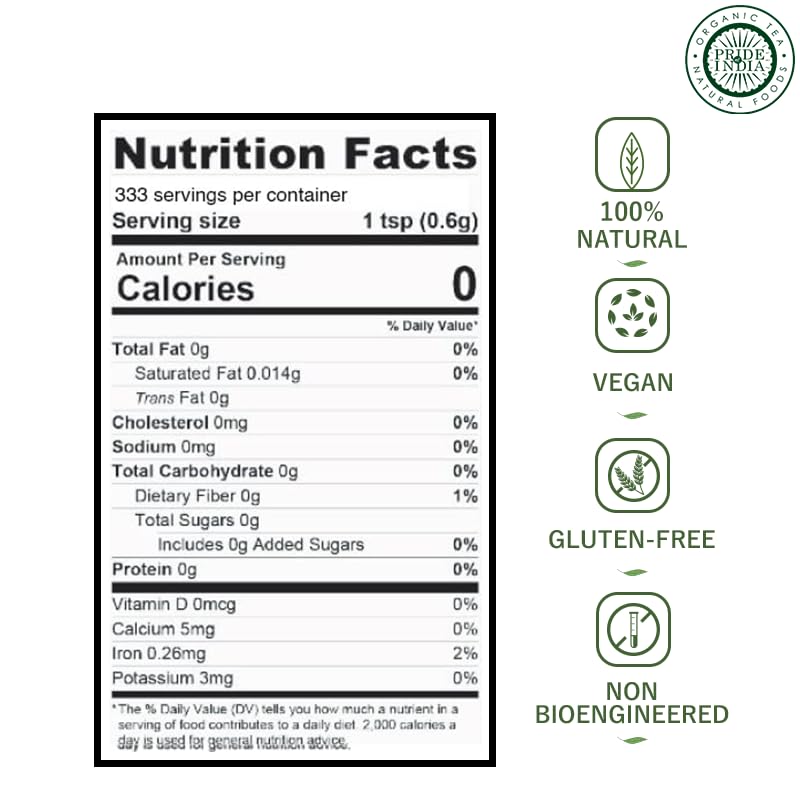 Pride of India - PACK of 6 - Bay Leaf Powder – Fresh & Authentic Bay Leaf Ground – Gourmet Spice – Good for Seasoning Stews/Soups/Tea – Easy to Store – 7 oz. Medium Dual Sifter Jar