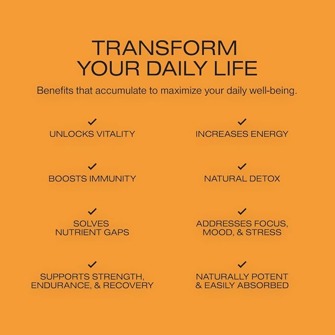Human Nature Human Potential: Wild & Grass Fed Bison Organ Supplement with 150+ Nutrients for Energy, Focus, Vitality & Immune Support