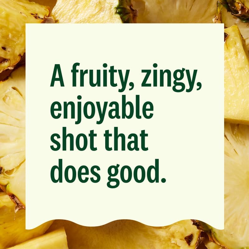 Suja Organic Digestion Shot (60 Pack) with Ginger and Apple Cider Vinegar | Immunity Boost & Digestive Support | Functional Shots | Cold-Pressed Juice with Live Probiotics | Plant-Based & Gluten-Free