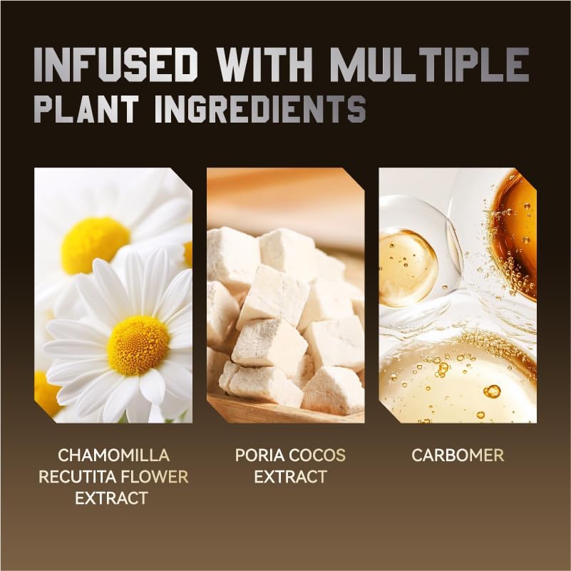 Greenvibes Body Massage Gel, Fast-Absorbing Herbal Blend with Poria Cocos, for Targeted Relief & Skin Hydration, Supports Healthy Liver Function, Boosts Active Energy, 0.68 Fl Oz, 5 Pack