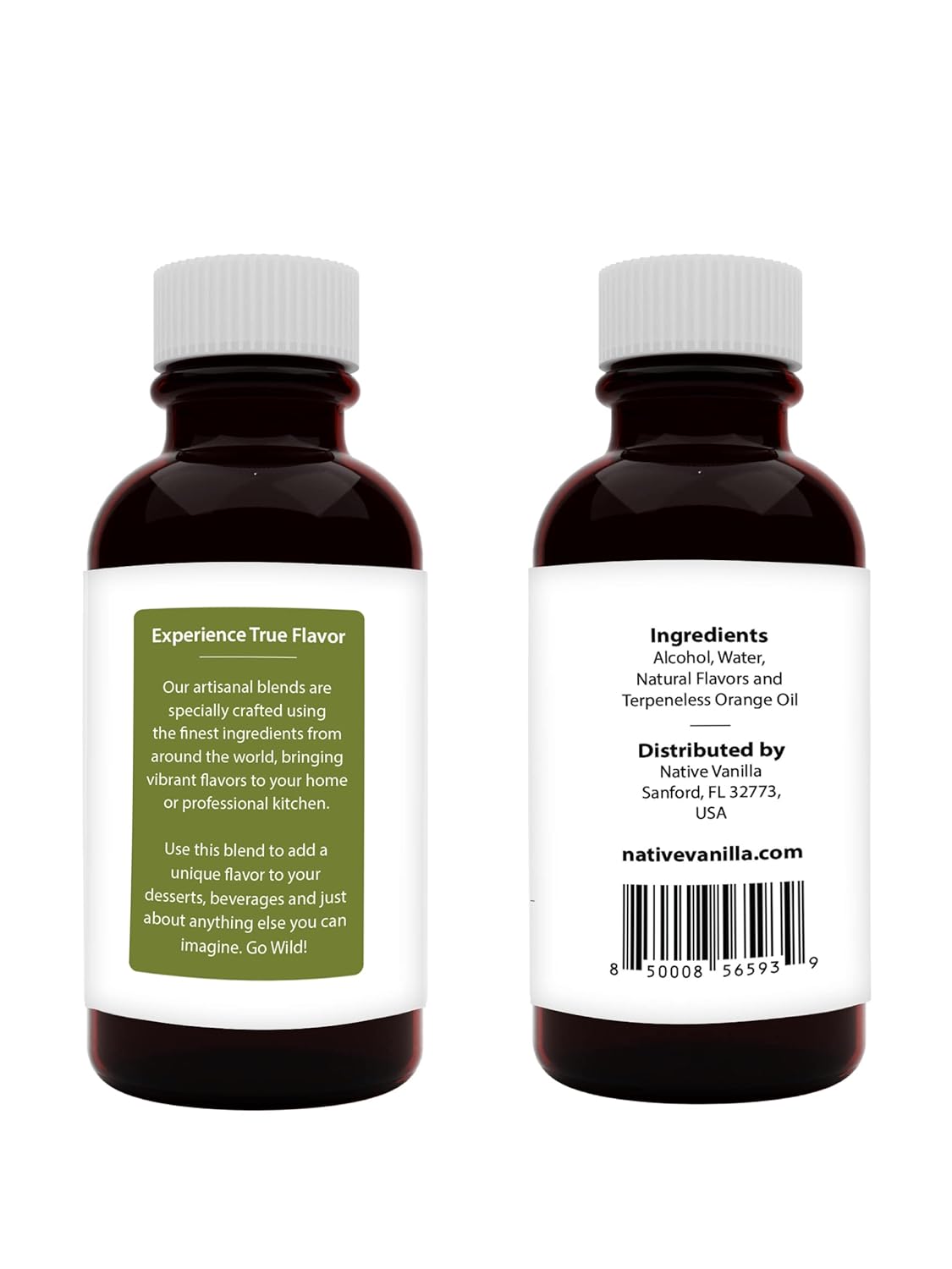 Native Vanilla - Pistachio Flavor - 4 Fl Oz - Pure Flavors and Extracts - Perfect for Cooking, Baking, and Dessert Crafting