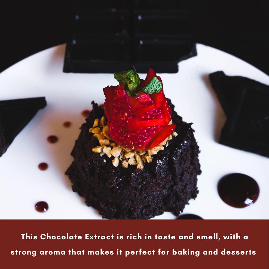 Native Vanilla - Pure Chocolate Extract - 4 Fl Oz - Pure Flavors and Extracts - Perfect for Cooking, Baking, and Dessert Crafting