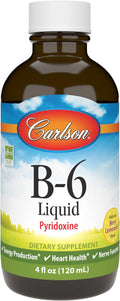 Carlson Labs Vitamin B-6 Liquid, 4 oz