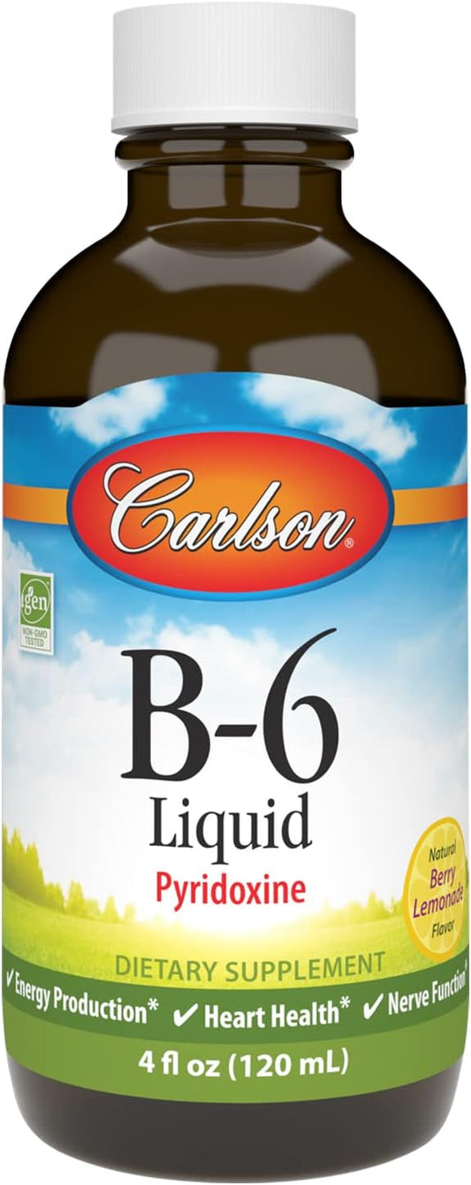Carlson Labs Vitamin B-6 Liquid, 4 oz