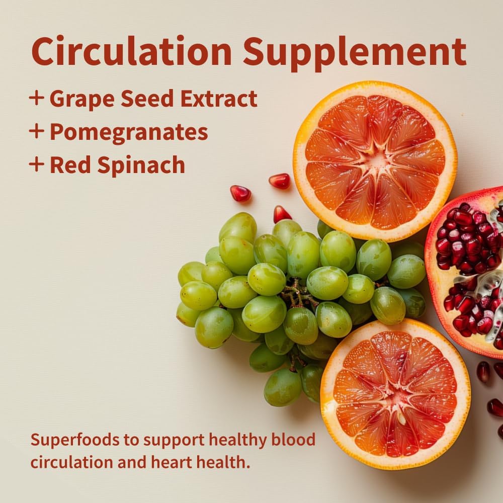 Snap Supplements Circulation Health, Blood Circulation Supplements to Support Healthy Blood Flow and Circulation, 250g