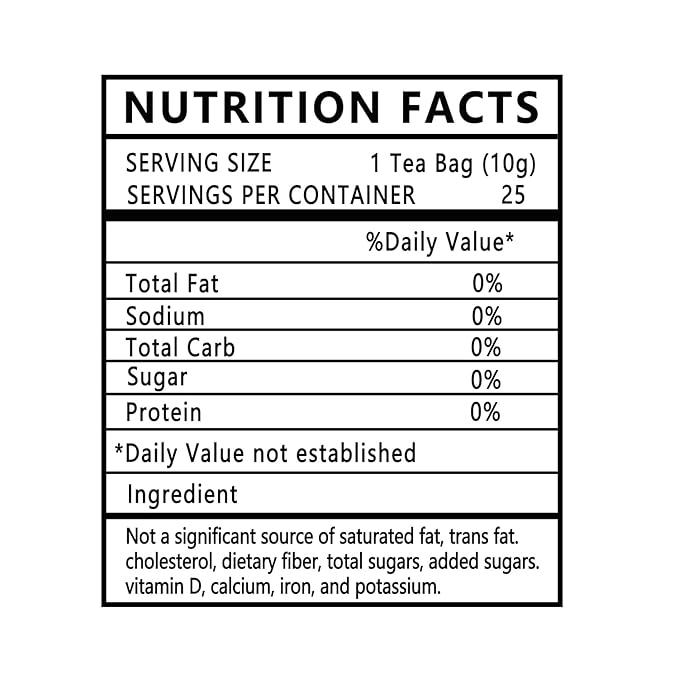 Ginseng Six Treasures Kidney Tea - Traditional Chinese Herbal Tea with Ingredients, 6 Precious Herbs Formula (50 Tea Bags)