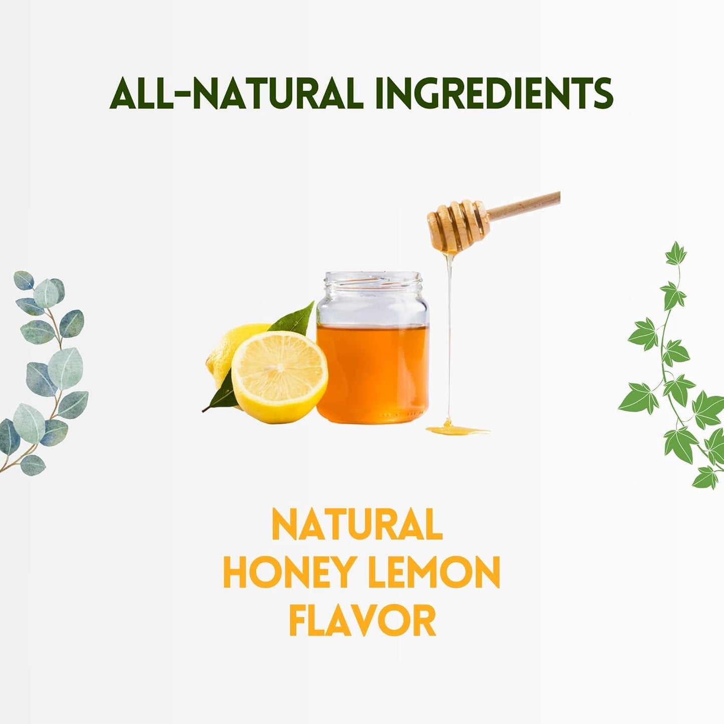 HERBION Naturals Cough Drops, Sugar-Free with Stevia, Dietary Supplement, Soothes Cough, for Adults & Children Over 6 Years, 25 Drops Each (18 Count (Pack of 1), Honey Lemon)