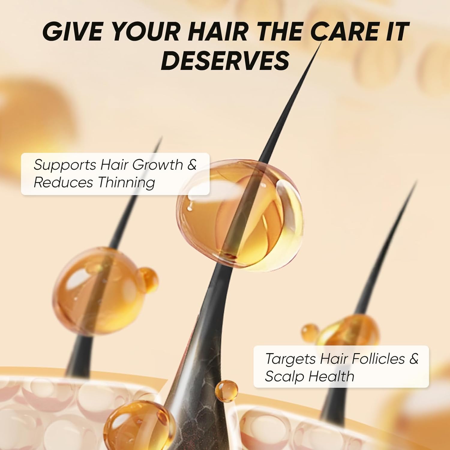 Root Revive Capsules – 90 Capsules | Supports Healthy, Thicker-Looking Hair | with Black Seed, Bamboo & Pumpkin Seed Extracts, Biotin & 17 Growth Ingredients