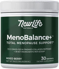 NewLife Naturals MenoBalance+ One Scoop a Day Menopause Supplements for Women 40+ - Collagen Powder Protein, Probiotic, Vitamin & Botanical Blend for Skin, Mood, Energy, Urinary & Menopausal Wellness