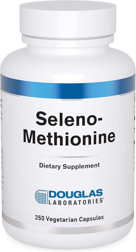 Douglas Laboratories Seleno-Methionine | 200 mcg. Bioavailable Selenium | 250 Capsules
