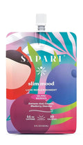 Slim Mood | 10-Calorie Superfruit-Based Replenishment Energy & Daily Vitality Support with Blueberry, Guarana + L-Theanine, 15 Fruits, Vitamins & Electrolytes | Tropical Berry Flavor - 12-Pack
