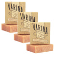 Varina Natural Honeysuckle Sugar Bar Soap - Gentle Cleansing for Sensitive Skin, Sweet and Vanilla - 3 Pack