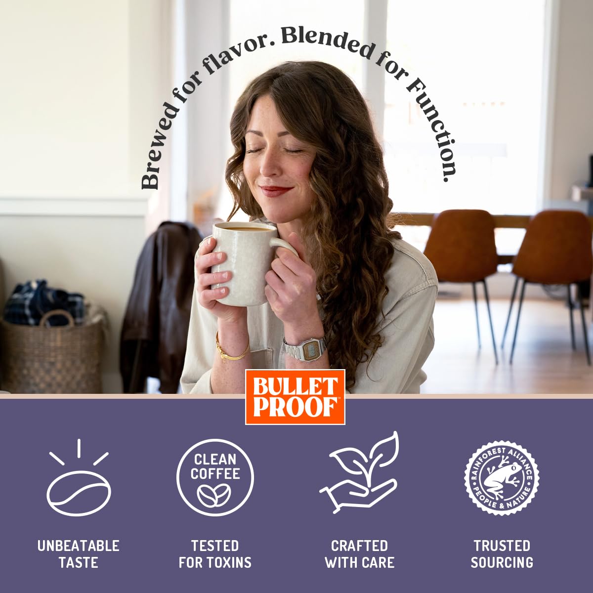 Bulletproof The Enlightener Coffee Pods, 24 Count, Medium-Dark Roast Enhanced Coffee with L-Theanine, Panax Ginseng and Gingko Biloba, Supports Mental Clarity, Focus, and Memory