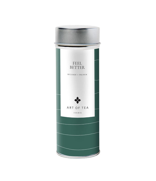 Art of Tea | Feel Better 2.5oz (Elderberry, Echinacea, Cinnamon, and Green Rooibos Tea) | Wellness Loose Leaf Artisan Tea