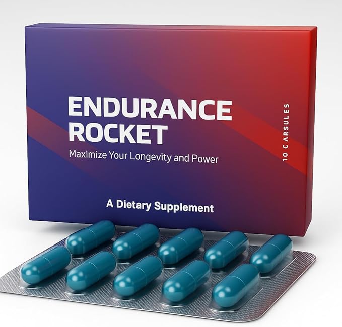 Blended Sports Nutrition Support, Max Rocket Your Body, Assist with Stamina, Endurance, Strength, Vitality and Energy (10 Count)