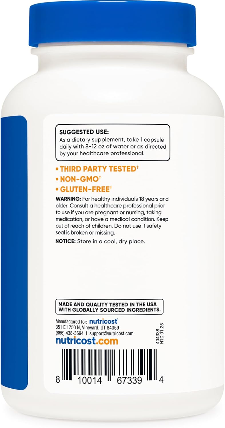 Nutricost Grape Seed Extract 28,000mg, 240 Capsule - Non-GMO, Gluten Free, Vegetarian Friendly