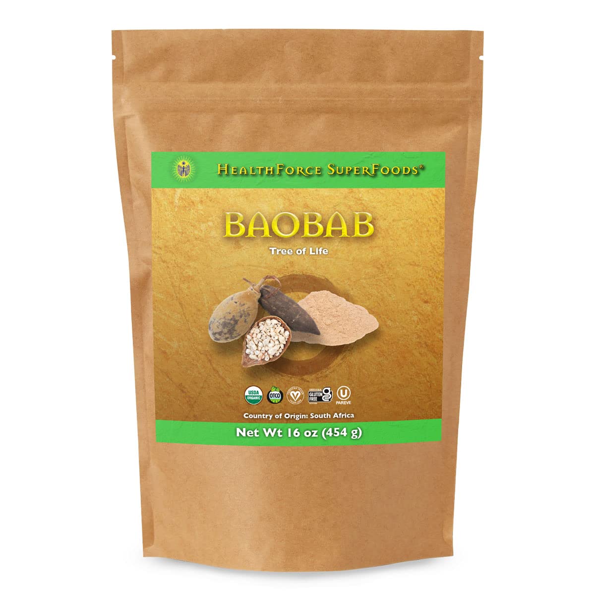 Baobab Fruit - 16 oz Powder