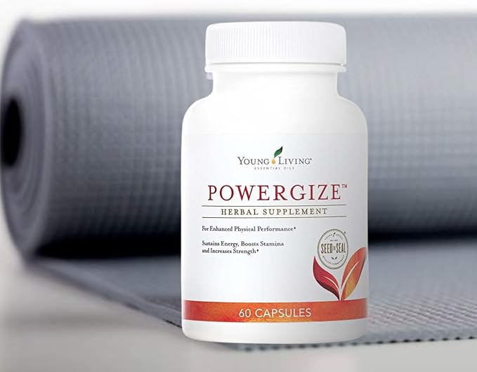 Young Living - PowerGize 60 Capsules | Active Lifestyle Support Supplement for Men & Women | Supports Muscles and Energy