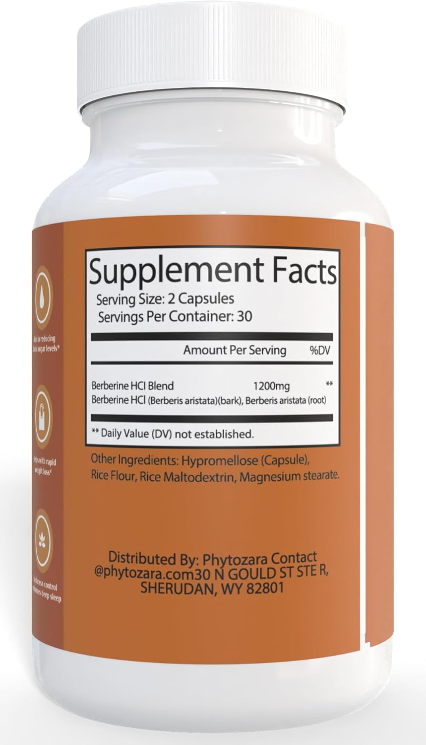 Berberine Pro, Science Natural Supplements, 60 Capsules, Blood and Cholesterol Support (3)