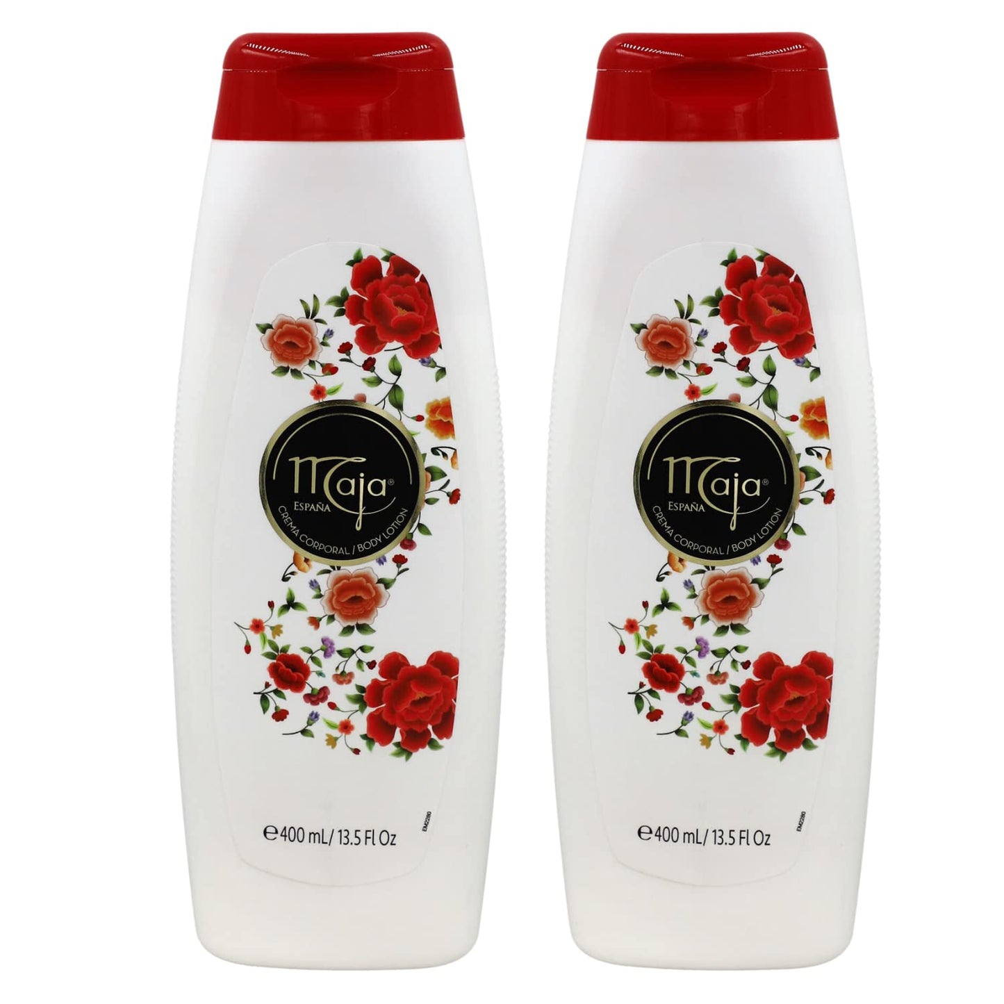 Maja Extreme Moisture Body Lotion, Perfumed Body Lotion for Extra Dry Skin, Assists in Moisturizing Keeping your Skin Hydrated, with Almond Oil and Vitamin E, 2-Pack of 13.5 FL Oz each, 2 Bottles