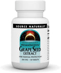 Source Naturals Grape Seed Extract, Proanthodyn 200 mg Antioxidant Protection & Supports Healthy Aging Brain - 30 Tablets