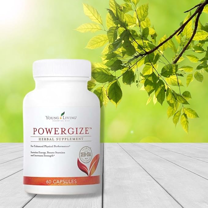 Young Living - PowerGize 60 Capsules | Active Lifestyle Support Supplement for Men & Women | Supports Muscles and Energy