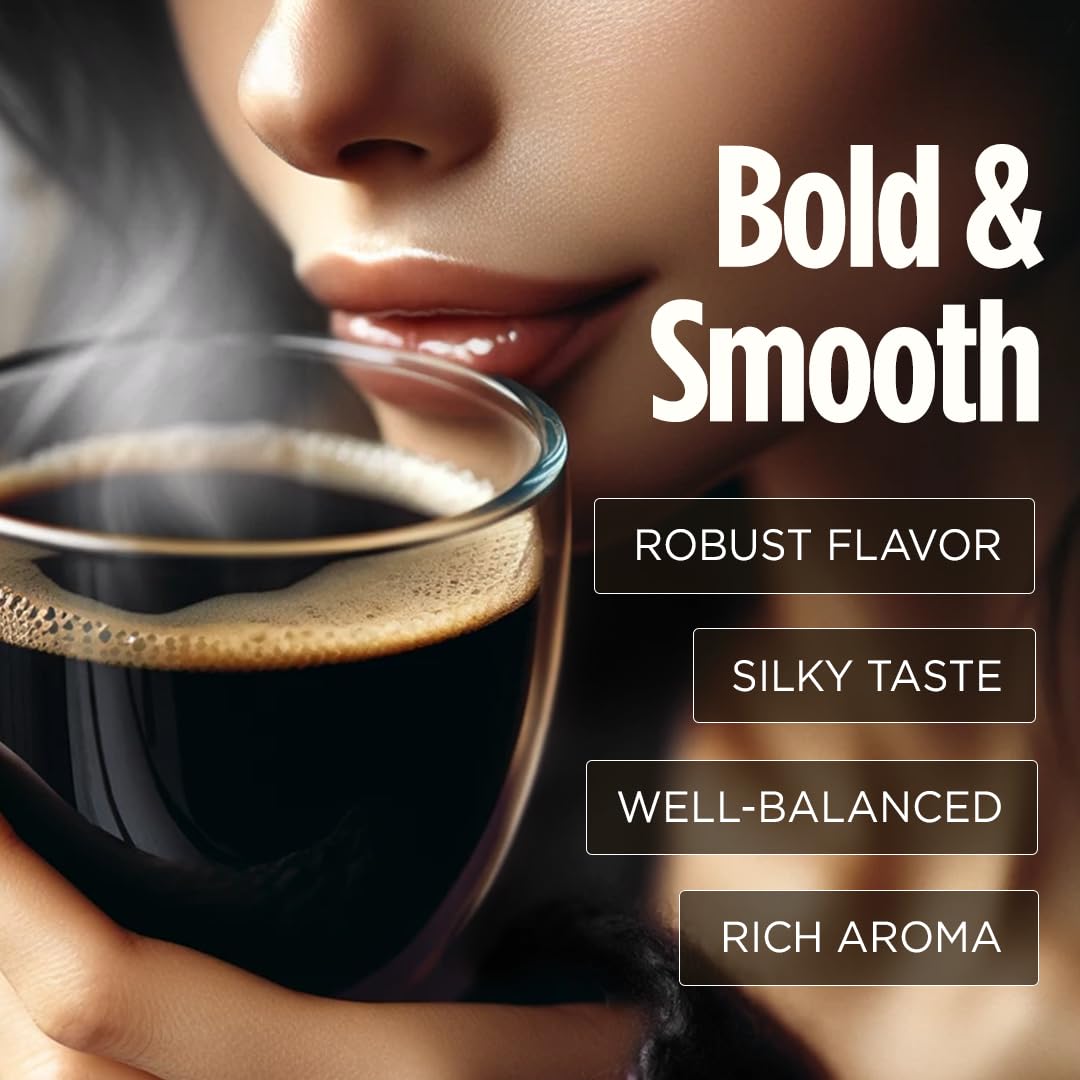 VitaCup Extra Shot Strong Coffee Pods, Bold & Intense Dark Roast w/Espresso Shot, High Caffeine, Vitamin B12, Antioxidants, Recyclable Single Serve Pod Compatible w/Keurig K-Cup Brewers, 16ct