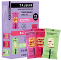TRUBAR Vegan Protein Bar Variety Pack, Assorted Flavors, Donuts, PB & Jelly, Key Lime, Gluten Free, Vegan Protein Snacks, 12G Plant-Based Protein, High Fiber, Healthy Protein Bars, 12 CT