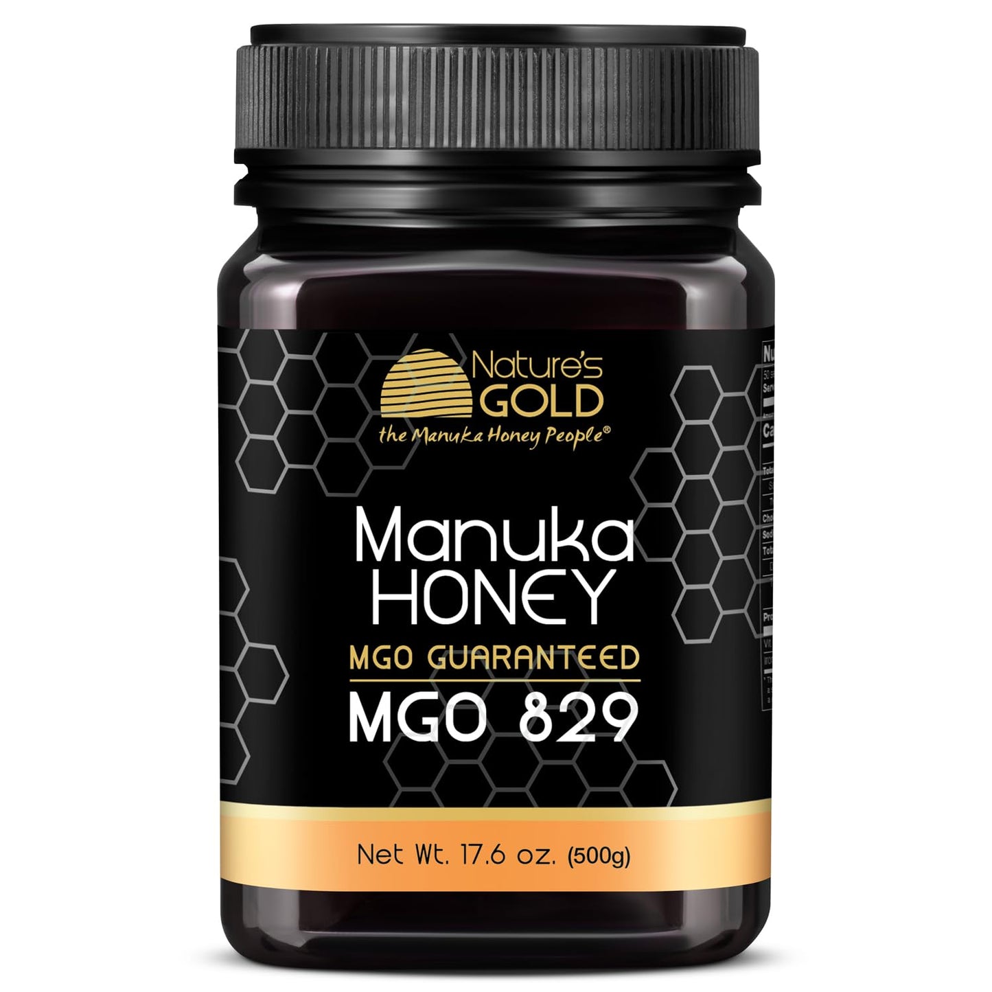 Nature’s Gold Raw Manuka Honey, MGO 829+ | Authentic MGO, Australian Honey, Non-GMO, 100% Pure Genuine Traceable from Hive to Home