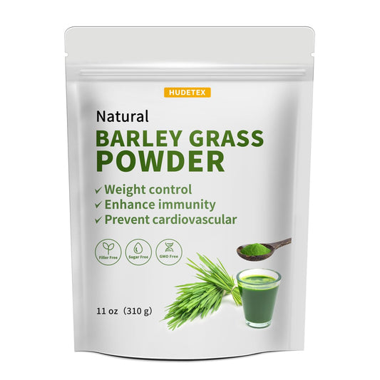 Barley Grass Juice Powder 11 oz - 100% Pure Wheatgrass Powder, Vegan, No Maltodextrin & Sugar.