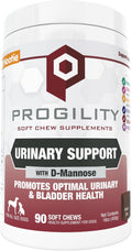 Nootie Progility Urinary Support Supplement for Dogs, Bladder Support and Urinary Tract Support for Dogs with Cranberry and D-Mannose, 90 Soft Chews per Container