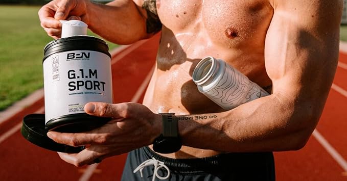 BARE PERFORMANCE NUTRITION, BPN G.1.M Go One More Sport, Endurance Training Fuel, Superior Carbohydrate & Electrolytes Powder Formula, Reduce Fatigue, Lemon Lime, 25 Servings