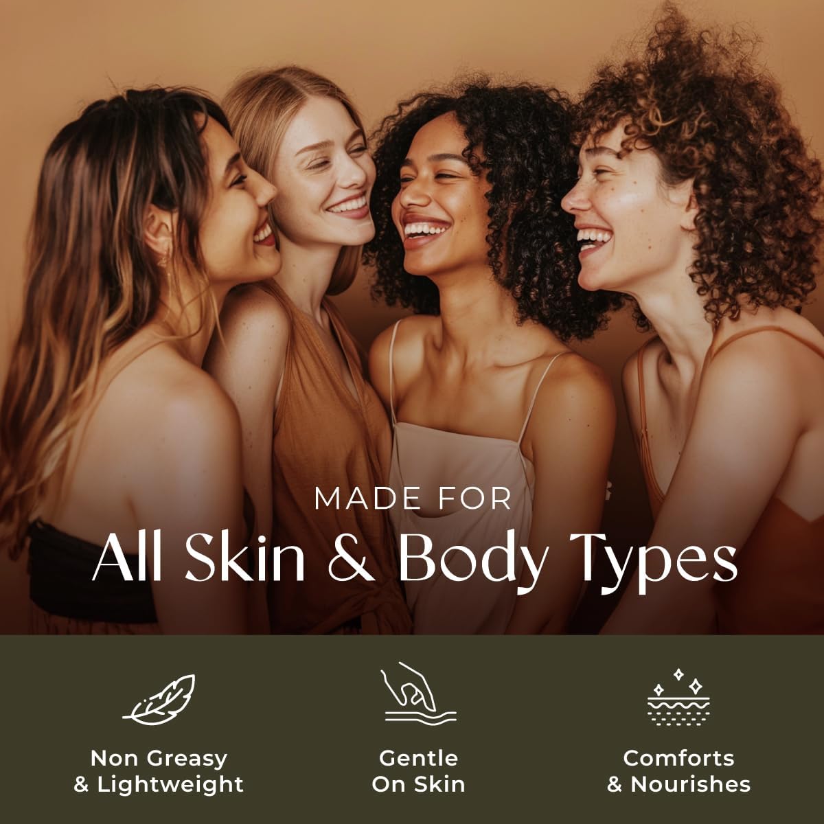 Gya Labs Calming Massage Oil - 6.76 Fl Oz - Non-Greasy Formula for Sore Muscles, Deep Relaxation & All Skin Types - Suitable for Men & Women