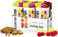SKRATCH LABS Energy Bar | Raspberry + Lemon (12 pack) | Plant Based Healthy Snack | Low Sugar - 4g Protein | non-gmo, gluten free, soy free, vegan, kosher