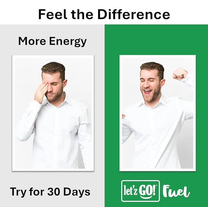 Let’z Go Mixed Berry 30-Day Smoothie Kit | Clean Energy Drink Mix (30 Pack) + Whey Isolate Protein (30 Servings) with Shaker Cup | Natural Caffeine, Vitamins C+D, Electrolytes | Sugar-Free