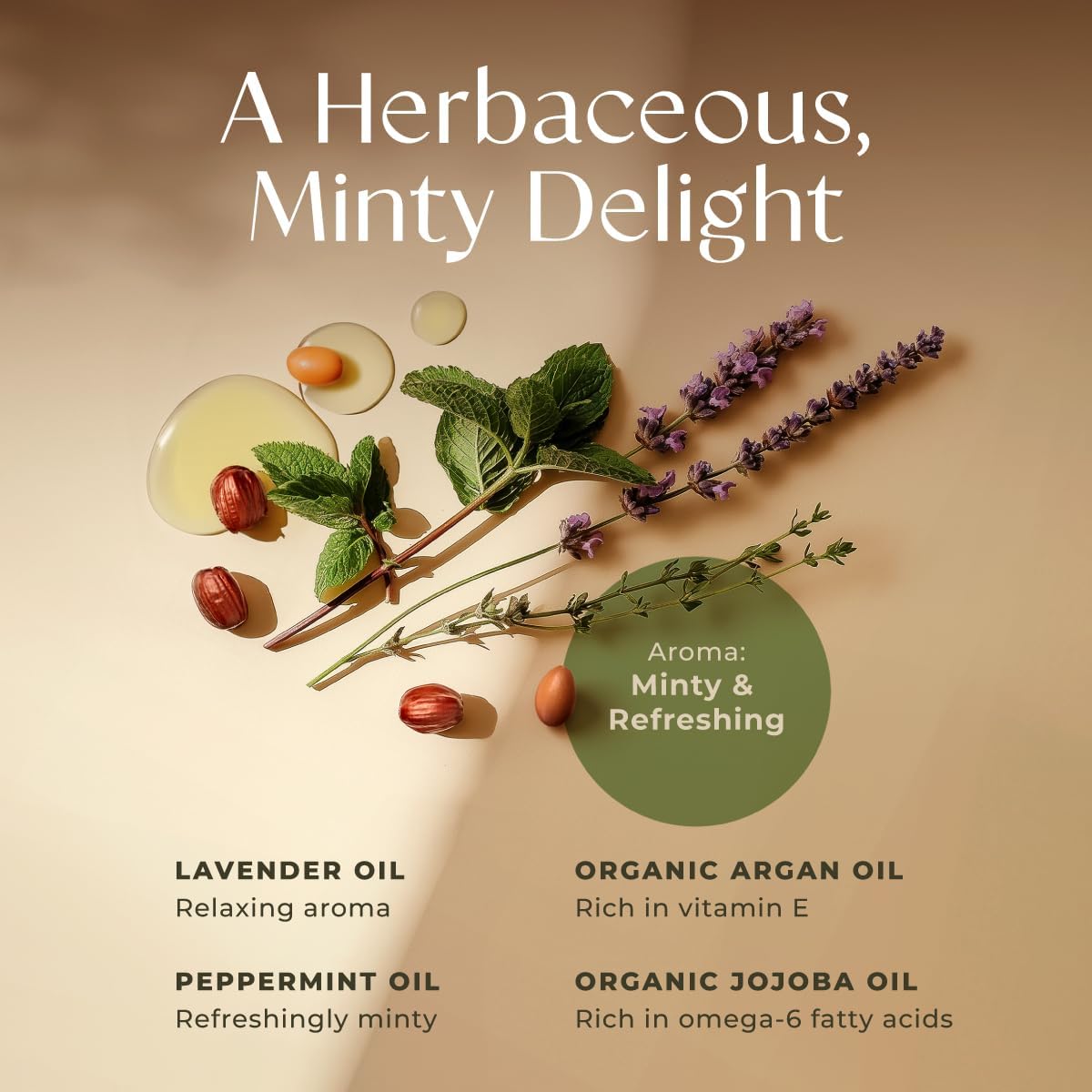 Gya Labs Lavender & Peppermint Massage Oil - 6.76 Fl Oz - Non-Greasy Formula for Sore Muscles, Deep Relaxation & All Skin Types - Suitable for Men & Women