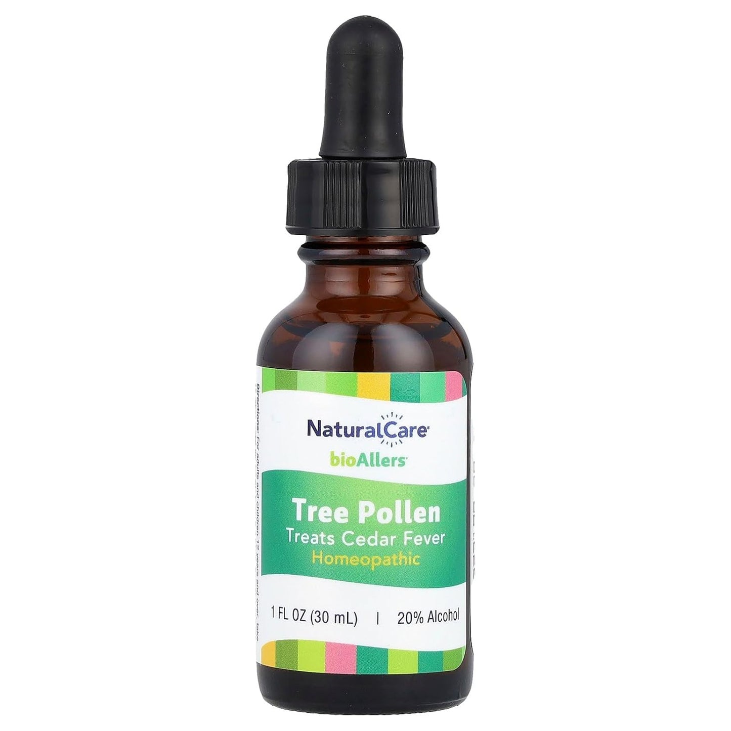 NaturalCare Tree Pollen Homeopathic Liquid Drops by bioAllers, 1 Fl Oz | Cedar Fever | May Help Relieve Sinus Pressure, Congestion, Sneezing, Runny Nose